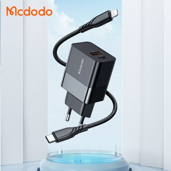 شارژر آداپتور دیواری 2 پورت 20 وات مک دودو MCDODO CH-1952 — تصویر ۲