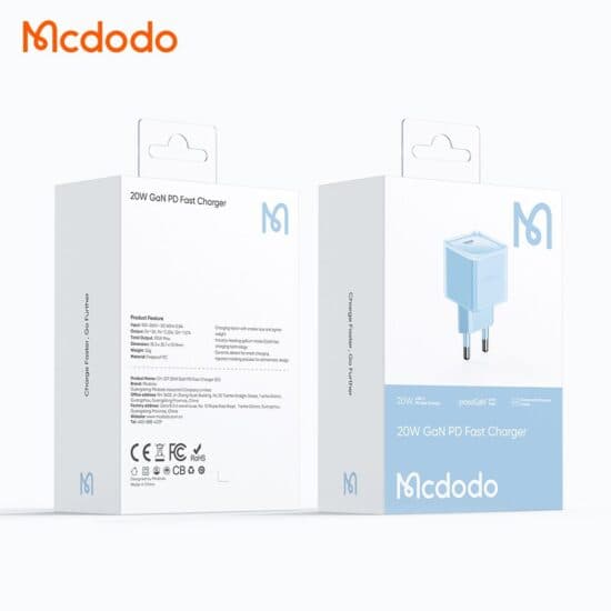شارژر آداپتور دیواری 20 وات مک دودو MCDODO CH-3771 — تصویر ۵