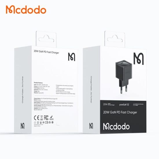 شارژر آداپتور دیواری 20 وات مک دودو MCDODO CH-3771 — تصویر ۶