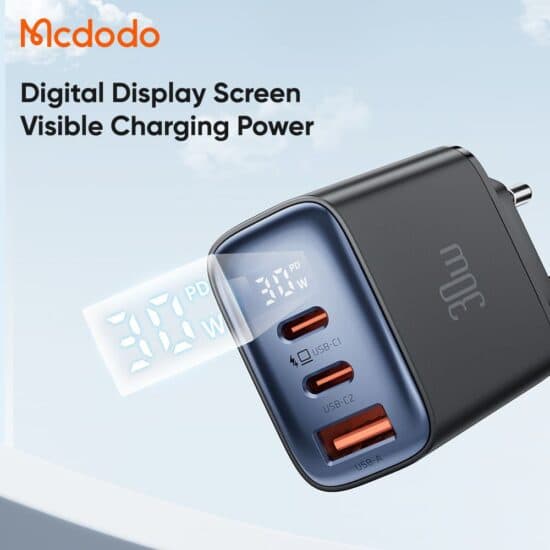 شارژر آداپتور دیواری 3 پورت 30 وات مک دودو مدل MCDODO CH-2180 — تصویر ۶