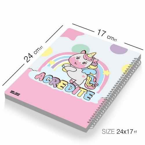 دفتر مشق مستر راد طرح اسب تک شاخ مدل یونیکورن کد Unicorn 1722 — تصویر ۳