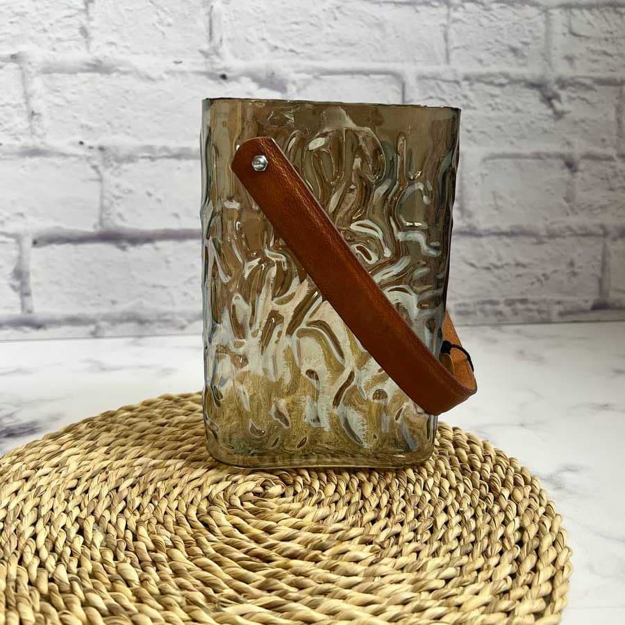 گلدان دسته چرمی کد 2306
