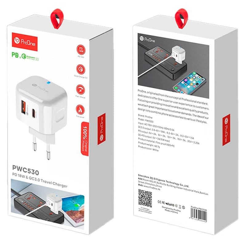 شارژر دیواری 18 وات پرووان مدل PWC530 — تصویر ۱۰
