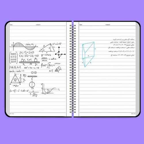 دفتر مشق مستر راد مدل دفتر ریاضی کد math 1719 — تصویر ۵