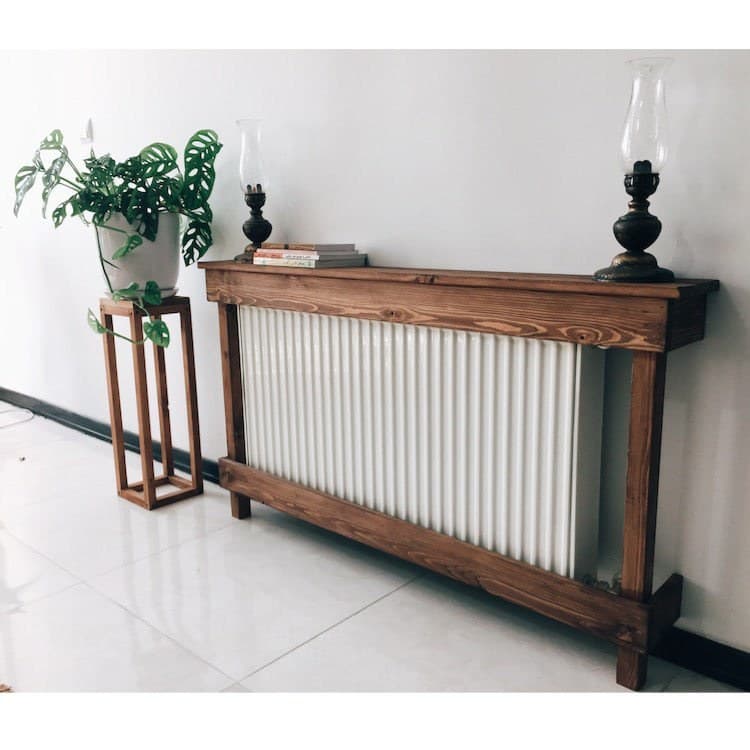 کاور شوفاژ چوبی مدل L303