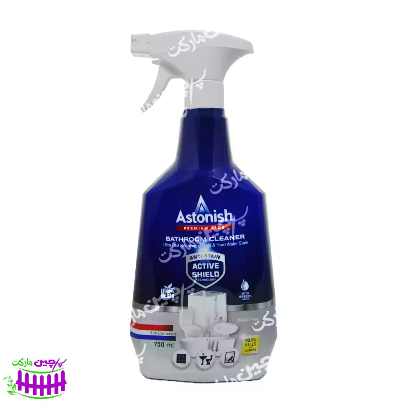اسپری پاک کننده و جرمگیر فوری شیرآلات حمام 750 میل استونیش – astonish