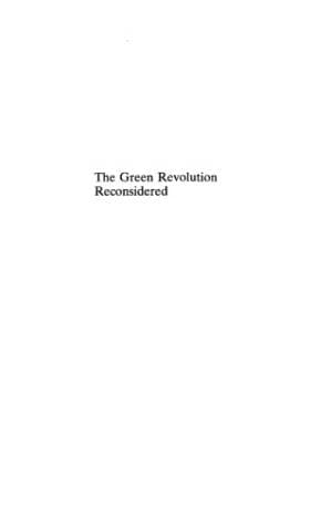 دانلود کتاب The Green Revolution Reconsidered: The Impact of High-Yielding Rice Varieties in South India (International Food Policy Research Institute)