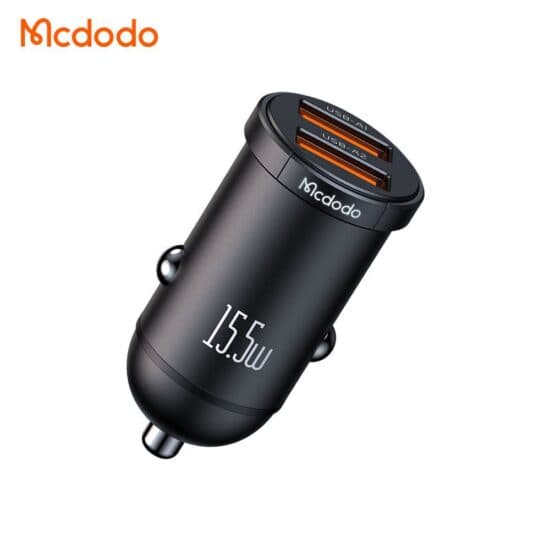 شارژر فندکی 2 پورت 15.5 وات مک دودو MCDODO CC-2950 — تصویر ۳