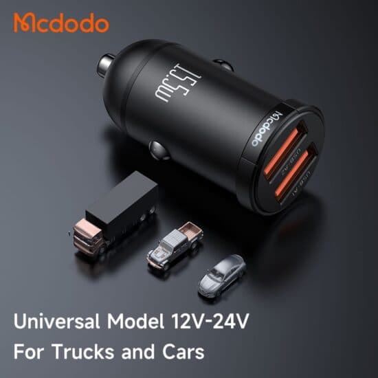 شارژر فندکی 2 پورت 15.5 وات مک دودو MCDODO CC-2950 — تصویر ۴