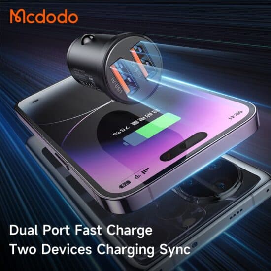 شارژر فندکی 2 پورت 15.5 وات مک دودو MCDODO CC-2950 — تصویر ۵