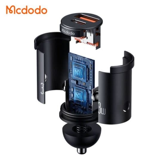 شارژر فندکی 2 پورت 33 وات مک دودو MCDODO CC-2320 — تصویر ۴