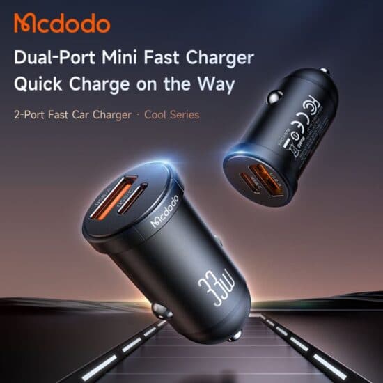 شارژر فندکی 2 پورت 33 وات مک دودو MCDODO CC-2320 — تصویر ۶