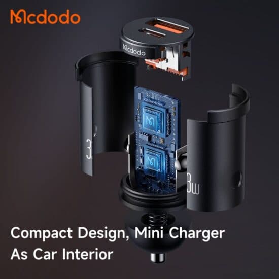 شارژر فندکی 2 پورت 33 وات مک دودو MCDODO CC-2320 — تصویر ۷