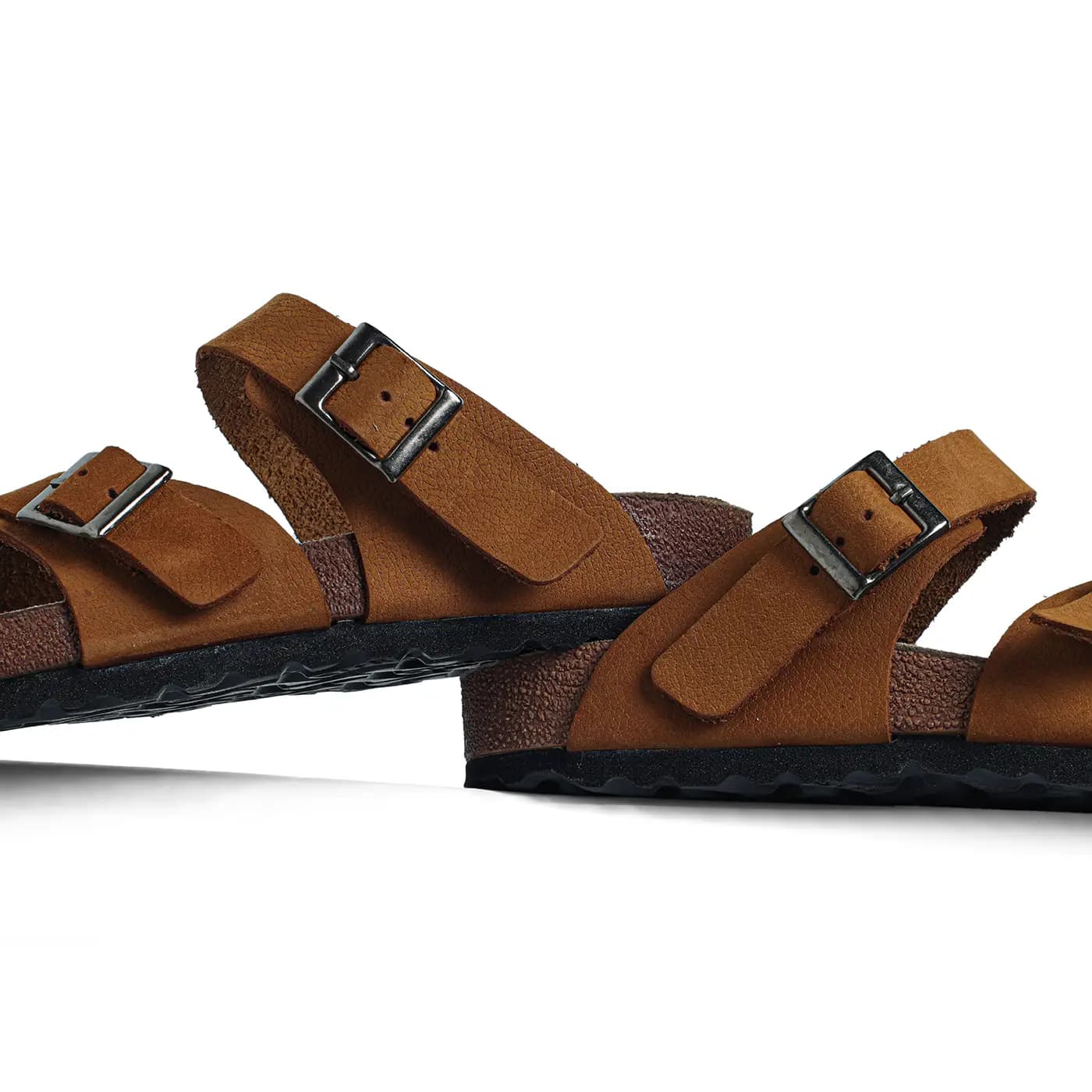 صندل برکین اشتوک شصتی عسلی کد 2383 / BIRKENSTOCK — تصویر ۶