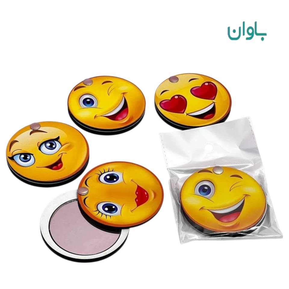 آیینه آرایشی چوبی جیبی فانتزی