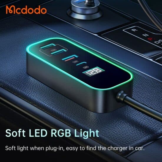 شارژر فندکی 5 پورت 107 وات مک دودو MCDODO CC-1900 — تصویر ۸