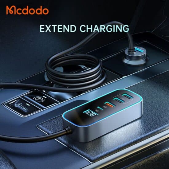 شارژر فندکی 5 پورت 107 وات مک دودو MCDODO CC-1900 — تصویر ۷