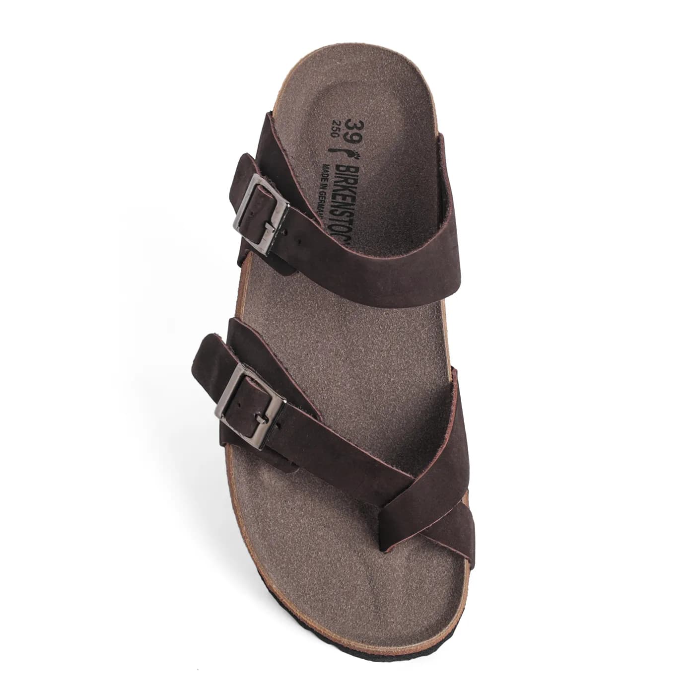 صندل برکین اشتوک شصتی قهوه ای کد 2383 / BIRKENSTOCK — تصویر ۴
