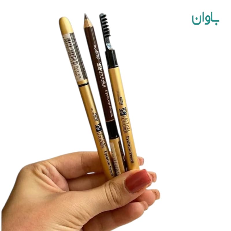 مداد ابرو استی لادر پوکه فلزی 4شماره( جین 12تایی)
