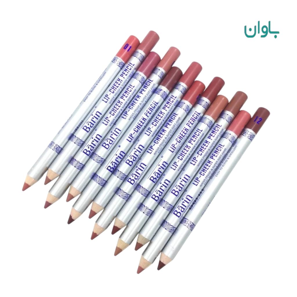 رژلب مدادی بارین سری A (جین 12تایی)