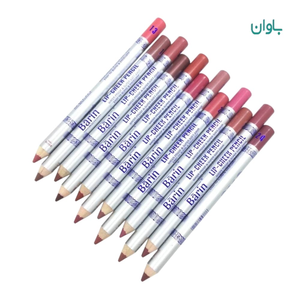 رژلب مدادی بارین سری B ( جین 12 تایی)