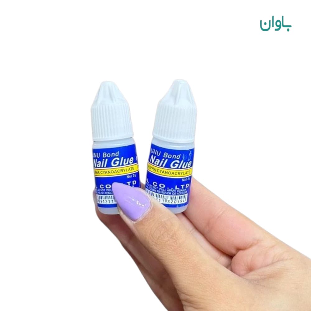 چسب ناخن ( مدل لاکی و قطره ای )