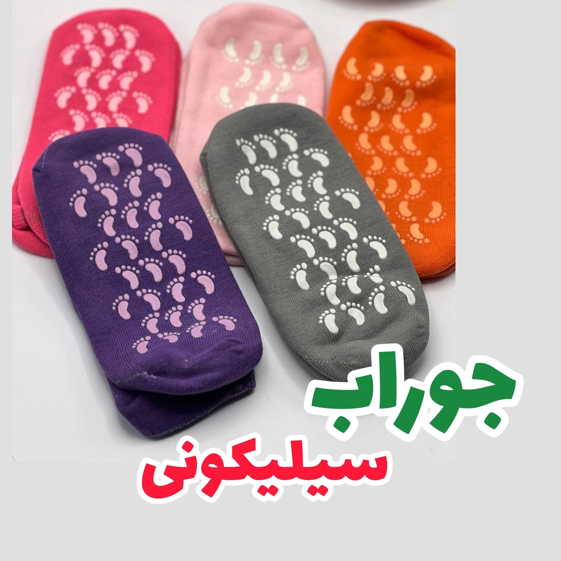جوراب سیلیکونی ضد ترک پا (کیفیت اصلی) — تصویر ۲
