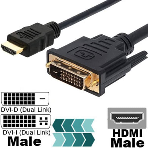 کابل DVI به HDMI کی نت 1.5 متری مدل K-CDVI2HD15 — تصویر ۲