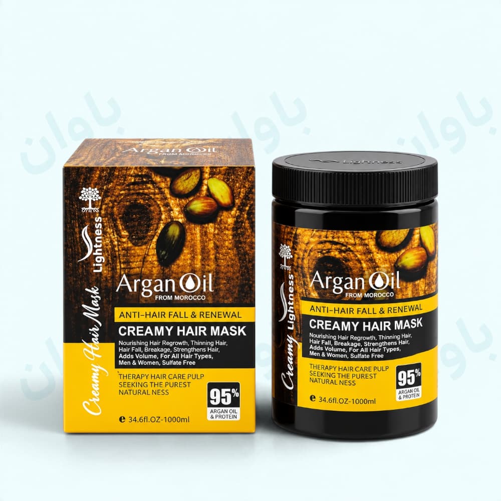 ماسک مو آرگان لایتنس اصل اسلواکی 1000 میل — تصویر ۹