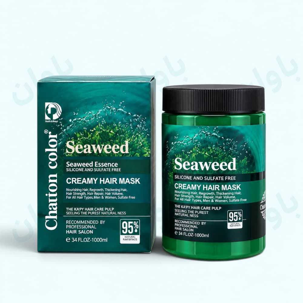 ماسک مو جلبک دریایی فری سولفات 1000 میل seaweed — تصویر ۸