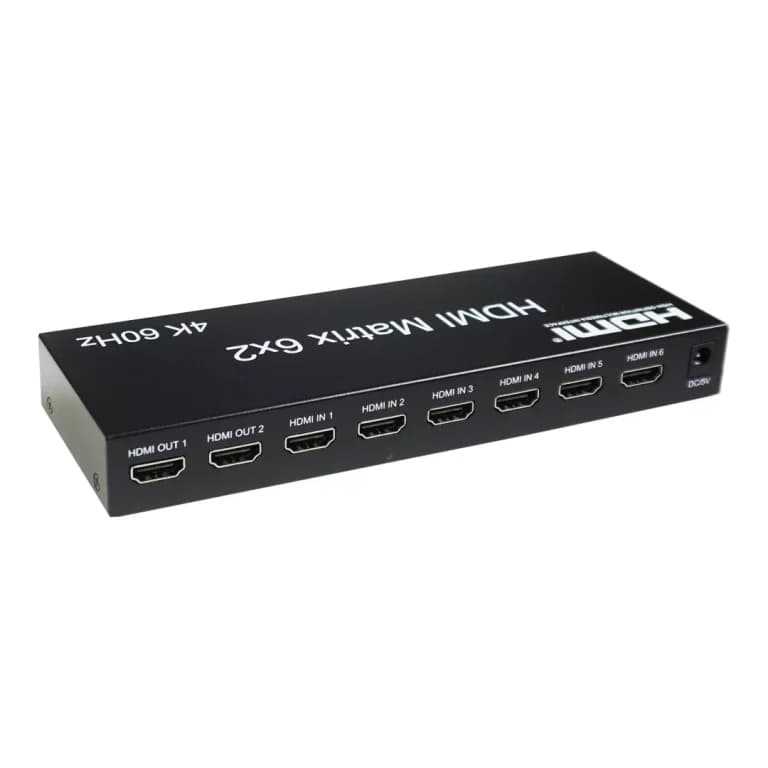 ماتریکس 2 در 6 HDMI کی نت مدل K-MAHD2062 — تصویر ۴