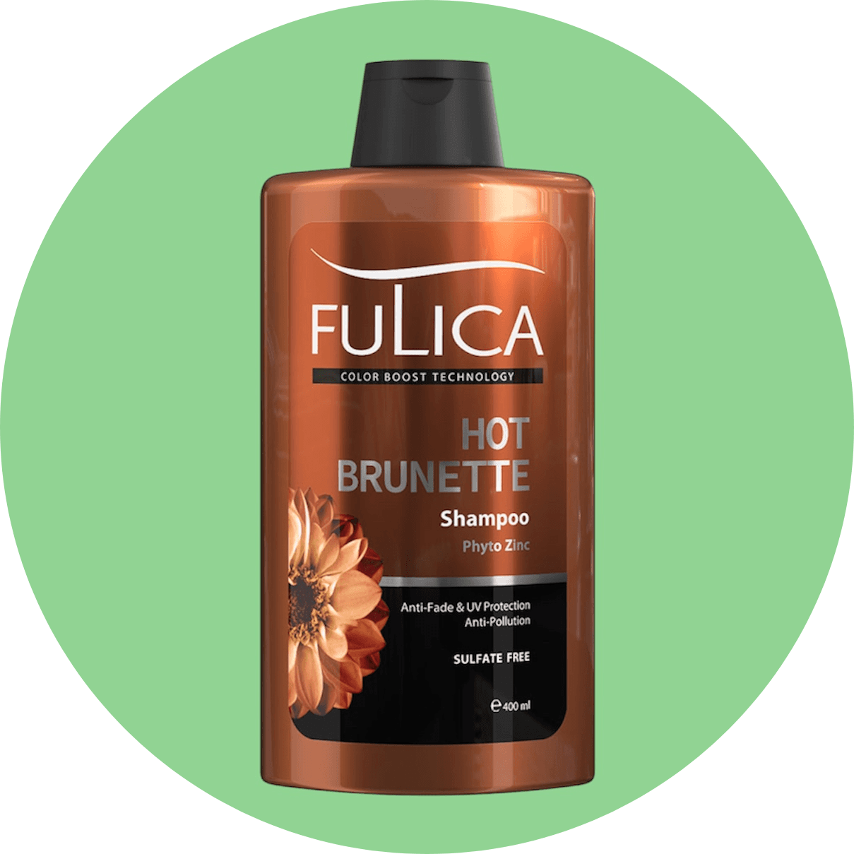 شامپو تثبیت کننده و محافظ مو رنگ شده فولیکا مناسب انواع موهای قهوه ای حجم 400 میل/Folica Color-treated Hair Stabilizing and Protective Shampoo, suitable for all types of brown hair, volume 400 ml