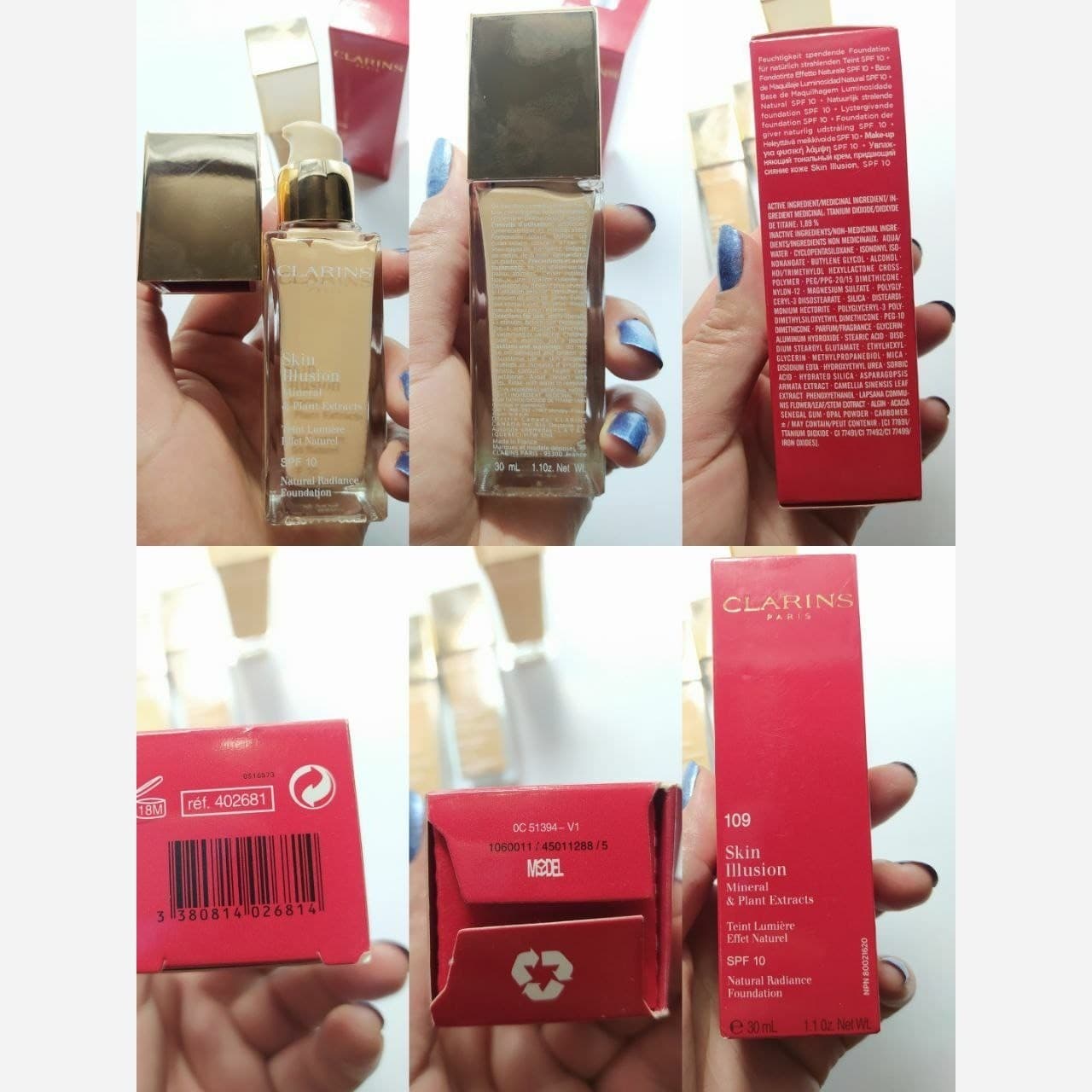 کرم پودر کلارنس شیشه ای اصلی CLARINS — تصویر ۳