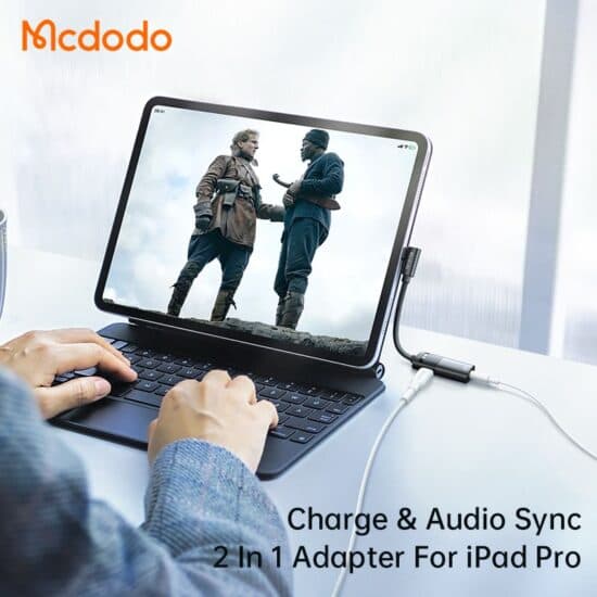 کابل تبدیل تایپ سی به جک 3.5 میلی‌متری AUX+پورت تایپ سی مک دودو Mcdodo CA-1880 — تصویر ۷
