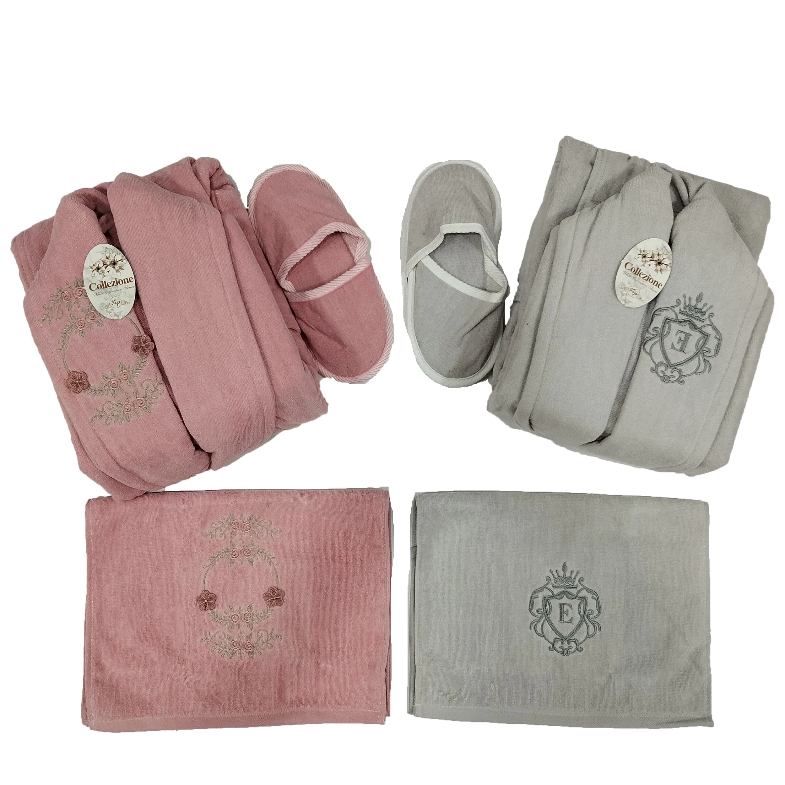 سرویس حوله ۸ تکه گلدوزی شده Collezione