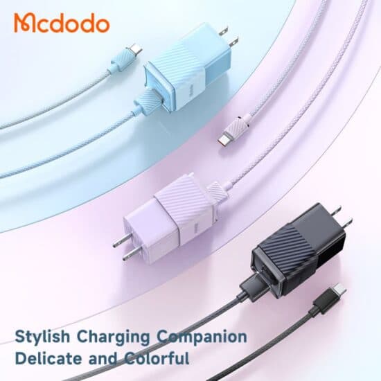 کابل دیتا شارژ سریع تایپ سی 100 وات مک دودو MCDODO CA-3653 طول 180 سانتی‌متر — تصویر ۵