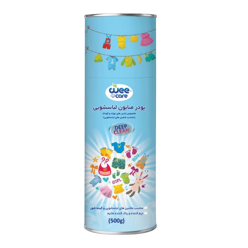 پودر صابون دستی وی کر (Wee Care) مخصوص لباس نوزاد و کودک ۵۰۰ گرمی