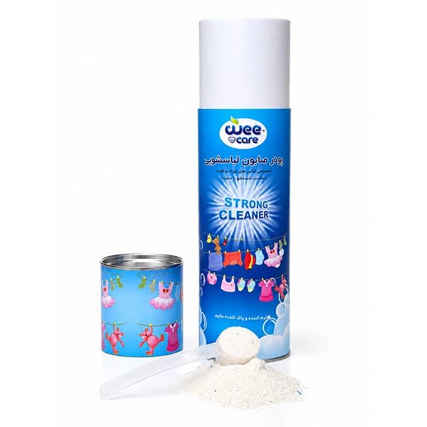پودر صابون ماشین لباسشویی کودک وی کر (Wee Care) وزن ۵۰۰ گرم — تصویر ۲