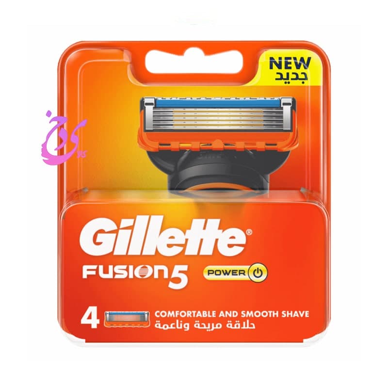 تیغ یدک ژیلت Gillette Fusion 5 Power بسته 4 عددی