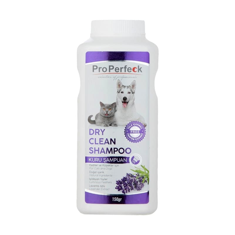 شامپو خشک سگ و گربه پروپرفک لوندر Pro Perfeck وزن 150 گرم