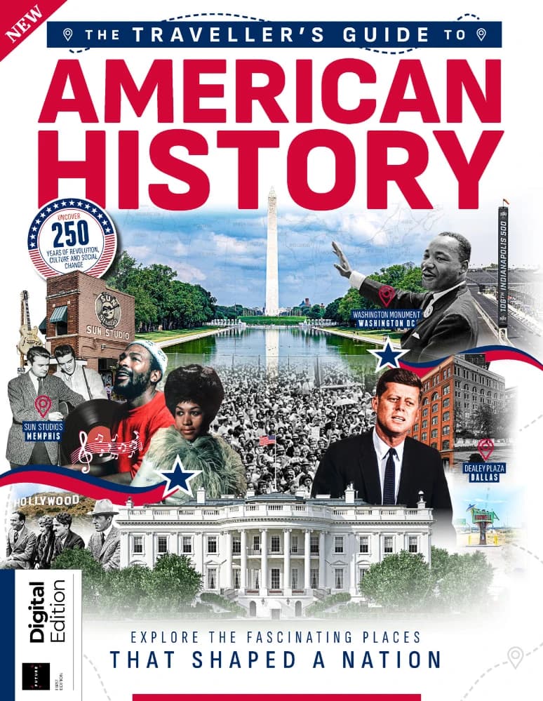 کتاب The Traveller’s Guide to American History 1st Edition (راهنمای مسافر به تاریخ آمریکا، ویرایش اول) نسخه انگلیسی PDF |