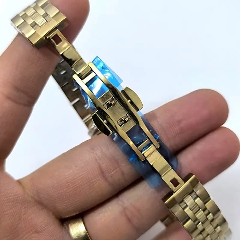 ساعت زنانه الگانس سه موتور فعال ژاپن – رنگ ثابت – ضد آب – 115601 — تصویر ۵