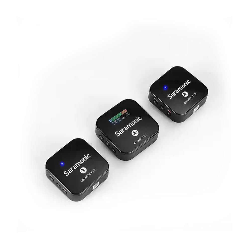میکروفون بی سیم یقه ای و رکوردر Saramonic Blink900 B2R — تصویر ۳