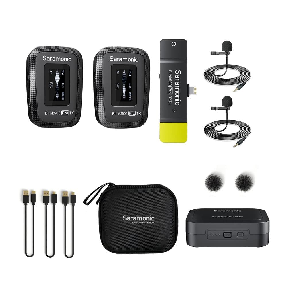 میکروفون بی سیم یقه ای Saramonic Blink500 PRO B4 — تصویر ۴