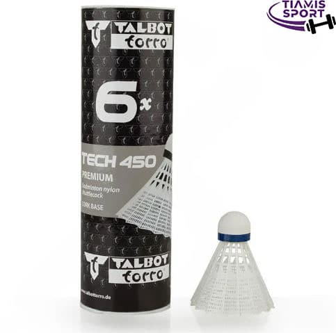 توپ بدمینتون تالبوت پلاستیکی | مدل TECH 450 MY بسته 6 عددی OLK