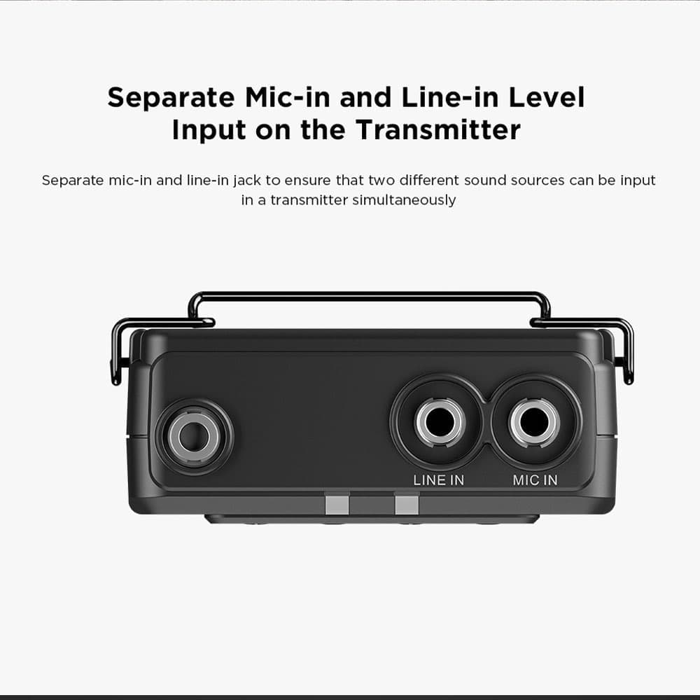 میکروفون بی سیم یقه ای Saramonic UwMic9S Kit2 Mini — تصویر ۸