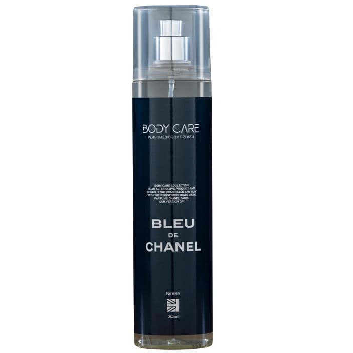 بادی اسپلش مردانه بادی کر رایحه بلو شنل (Bleu de Chanel) حجم 250 میلی‌لیتر — تصویر ۲