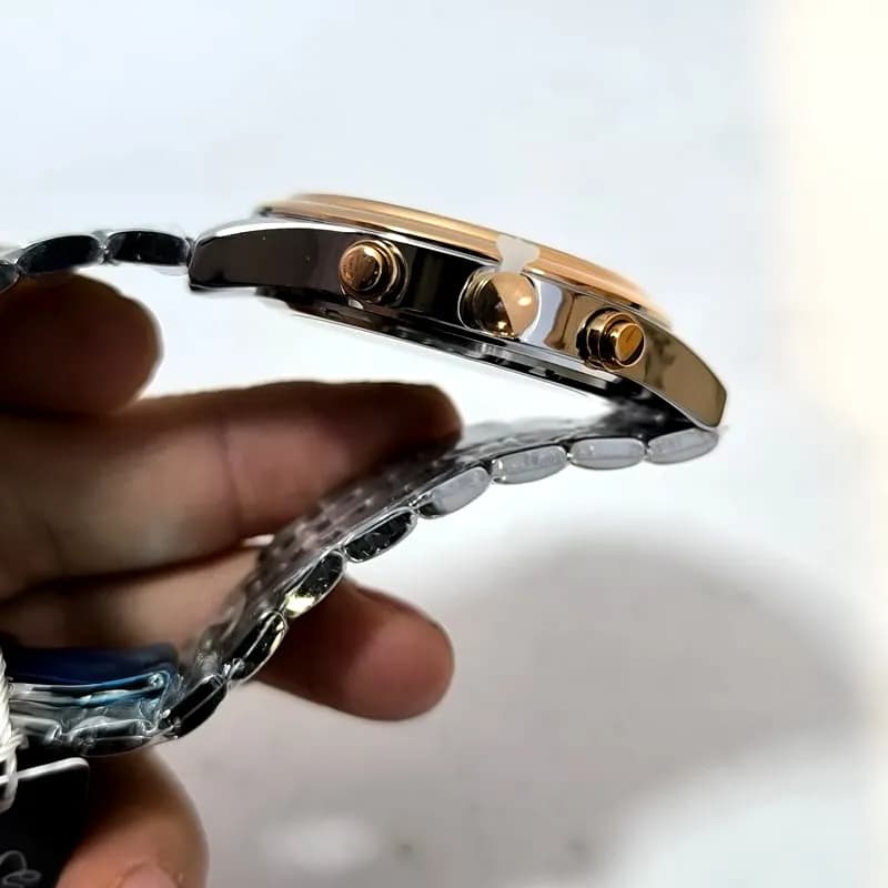 ساعت مردانه الگانس فول تایم ژاپن – رنگ ثابت – ضد آب – 112001 — تصویر ۷