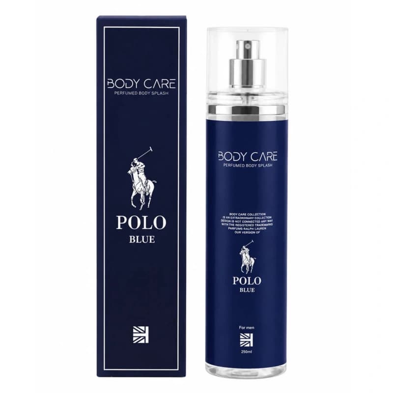 بادی اسپلش مردانه بادی کر مدل پولو بلو Polo Blue حجم 250 میلی لیتر — تصویر ۲
