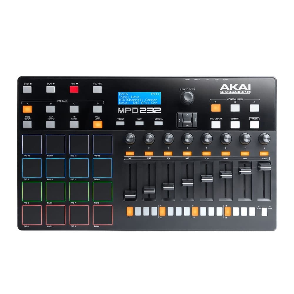 میدی کنترلر و فینگر پد پرتابل AKAI MPD232